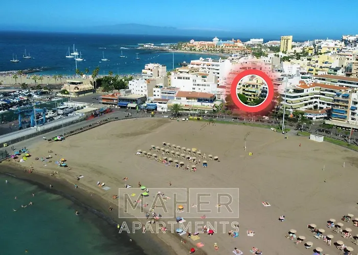 Cozy Main Square And Beachfront 3-bedrooms Apartman Los Cristianos